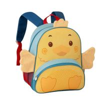 Mochila De Costas Creche P Bichinhos Zoo Escolar Infantil
