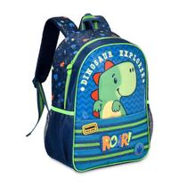 Mochila de Costas Dinossauro '15' - Baby - Infantil Escolar Passeio/Viagem - Clio