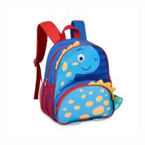Mochila De costas Dinossauro Azul Clio Pets 13 CP24509D