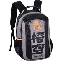 Mochila de Costas Dragon Ball Z Preta e Cinza 18 DZ24604 Mochila de Costas Dragon Ball Z Preta e Cinza 18 DZ24604