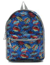 Mochila de Costas Dupla Face Cinza Clio Style Mochila de Costas Dupla Face Cinza Clio Style