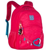 Mochila de costas e de bordo 17,5 Heart Beats Rebecca Bonbon - rosa