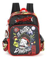 Mochila de costas enaldinho sinistro preto luxcel