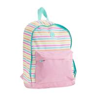 Mochila De Costas Enjoy Listras Colorida Brw Mochila De Costas Enjoy Listras Colorida Brw