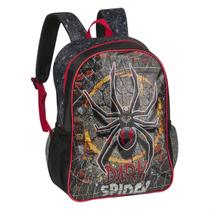 mochila de costas escolar dark spider da clio style