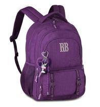 Mochila de Costas Escolar Feminina Rebecca Bonbon Sweet Dreams Roxo coleção 2026