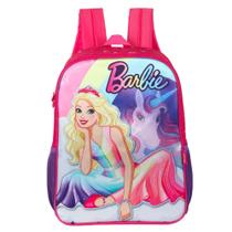 Mochila De Costas Escolar Infantil Barbie Poney Fashion Mochila De Costas Escolar Infantil Barbie Poney Fashion