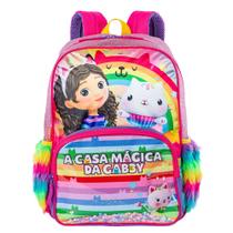 Mochila De Costas Escolar Infantil Casa Magica De Gabbys