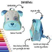 Mochila de Costas Escolar Infantil Clio Pets Bichinhos Fofa