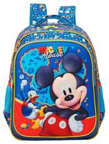 Mochila de Costas Escolar Infantil G Xeryus Mickey - Pluto - Donald Cor:Azul - Mickey e Donald