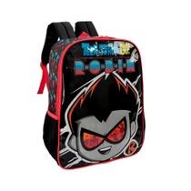 Mochila de Costas Escolar Infantil Jovens Titãs Teen Titans Go Cor:PretoTamanho:ÚnicoGenero:Unissex