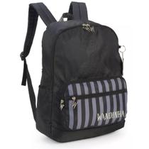 Mochila de Costas Escolar Infantil Juvenil Wandinha Luxcel Mochila de Costas Escolar Infantil Juvenil Wandinha Luxcel