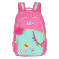 Mochila De Costas Escolar Infantil Laptop Rosa Up4you rosa chiclete