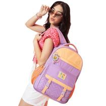 Mochila De Costas Escolar Infantil Luluca Pastel Clio