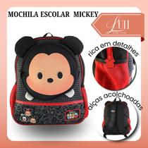 Mochila De Costas Escolar Infantil Mickey Personagem Disney Volta as Aulas Criança