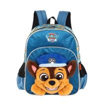 Mochila De Costas Escolar Infantil P Paw Patrol Pelúcia 3D