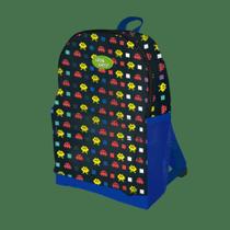 Mochila de costas escolar infantil reforçada game - leonora