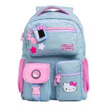 Mochila De Costas Escolar Jeans Juvenil Hello Kitty Xeryus Mochila De Costas Escolar Jeans Juvenil Hello Kitty Xeryus