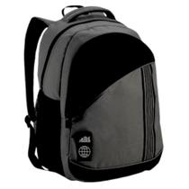 Mochila De Costas Escolar Juvenil 18 Litros Back Pack Listras Preta DENLEX