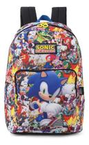 Mochila De Costas Escolar Juvenil Original Sonic