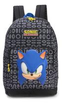 Mochila De Costas Escolar Juvenil Original Sonic