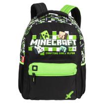 Mochila De Costas Escolar Minecraft Plus 15 Anos Sestini