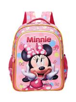 Mochila De Costas Escolar Minnie 3D Disney 13242