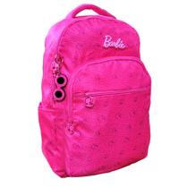 Mochila de Costas Escolar Notebook Pink Barbie Luxcel MJ46805BB - Volta às Aulas