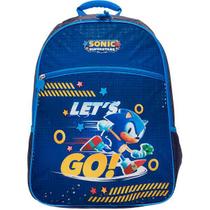 Mochila De Costas Escolar Sonic Lets Go Azul Pacific ORIGINAL Mochila De Costas Escolar Sonic Lets Go Azul Pacific ORIGINAL