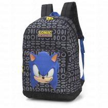 Mochila De Costas Escolar Sonic The Hedgehog Sega Luxcel