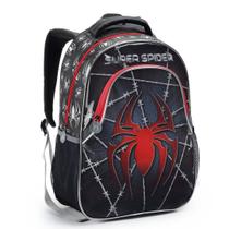 Mochila de Costas Escolar Spider Dark Aranha - Seanite