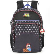 Mochila De Costas Escolar Super Mário Compartimento Notebook - Luxcel