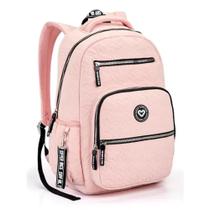 Mochila de Costas Estrelada ColorUp Rosa - Seanite