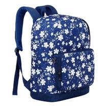 Mochila De Costas Florida Azul Xeryus 12164