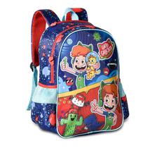 Mochila de Costas Gato Galáctico Meninos Escolar Infantil