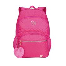 Mochila De Costas Grande Capricho Crush Rosa Sestini