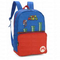 Mochila De Costas Grande Escolar Super Mário Word Luxcel
