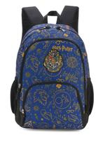 Mochila De Costas Harry Potter Com Bolso Notebook - Azul