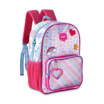 Mochila De Costas Holográfico Happy Infantil Meninas Escolar Mochila De Costas Holográfico Happy Infantil Meninas Escolar