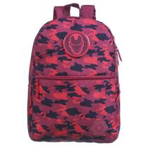 Mochila De Costas Homem De Ferro Vermelho Camuflado 11811