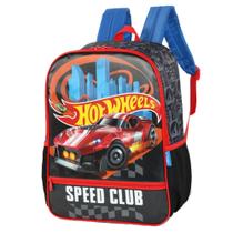 Mochila De Costas Hotwheels Speed Club Preta Luxcel Mochila De Costas Hotwheels Speed Club Preta Luxcel