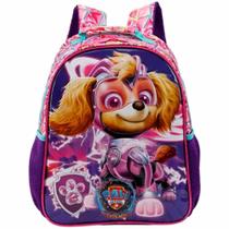 Mochila de Costas Infantil - 14 - Patrulha Canina - Filme Superpoderoso Skye R2 - Xeryus