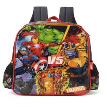 Mochila de Costas Infantil Avengers Vermelho Ref.IS39521AGVM Luxcel