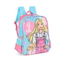 Mochila De Costas Infantil Barbie Pet Fashion Azul - Luxcel