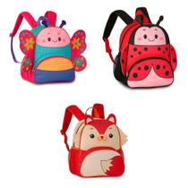 Mochila de Costas Infantil Bichinhos Poliéster Sortida Ref.CP24018D Clio