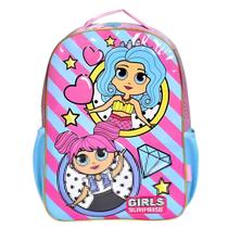 Mochila De Costas Infantil C/ 3 Bolsos Girls Surprise Rocie