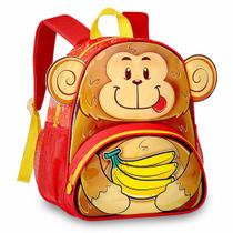 Mochila de Costas Infantil - Clio Pets - Macaquinho - Clio Style Mochila de Costas Infantil - Clio Pets - Macaquinho - Clio Style