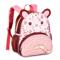 Mochila de Costas Infantil - Clio Pets - Onça - Clio Style Mochila de Costas Infantil - Clio Pets - Onça - Clio Style