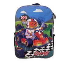 Mochila De Costas Infantil Criança Unissex Escolar Speed crazy Mochila De Costas Infantil Criança Unissex Escolar Speed crazy