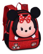 Mochila De Costas Infantil Disney Minnie 3D Tsum Tsum